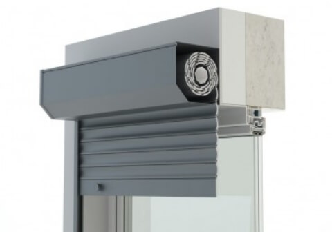 Window shutter axle tube