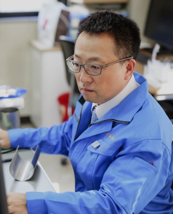 商品開発部T 課長の写真