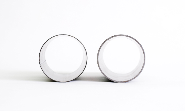 他社の追随を許さない大径薄肉パイプ